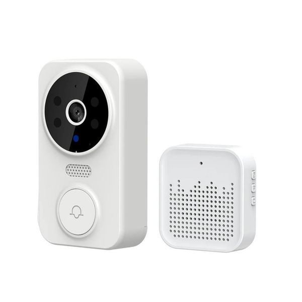 Умный дверной Wi-Fi звонок ULooka с камерой и аккумулятором \ беспроводной видеозвонок id_3333 фото