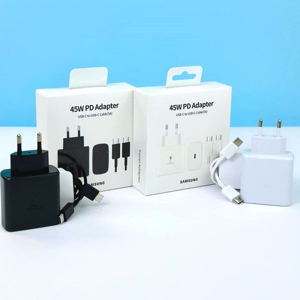 Сетевое зарядное устройство Samsung 45W PD + кабель Type-C id_3074 фото