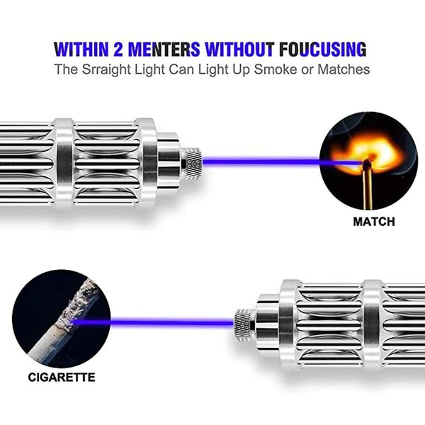 Мощнейшая лазерная указка / мощный синий лазер Laser B019 (B017) 50000mW 450nm 10000m встроенный аккумулятор id_2539 фото