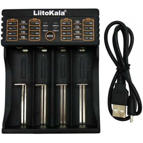 Зарядное устройство LiitoKala Lii-402, POWER BANK, 4Х- 18650, АА, ААА Li-Ion, LiFePO4, Ni-Mh, ОРИГИНАЛ 783498875 фото