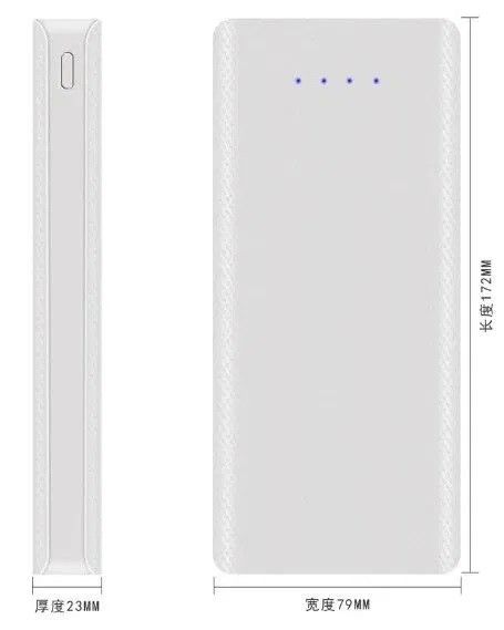 Корпус коробка Power Bank Case DIY W8, 8 x 18650 2 USB, TYPE-C, 2 Led фонаря id_2356 фото