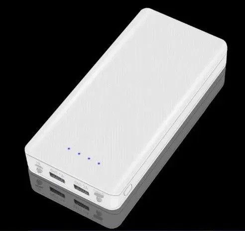 Корпус коробка Power Bank Case DIY W8, 8 x 18650 2 USB, TYPE-C, 2 Led фонаря id_2356 фото