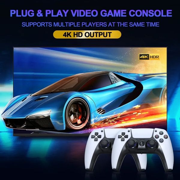 Портативна игровая консоль приставка GAME STICK BOX 64gb 4K TV M8PLUS 20000 игр, два беспроводных джойстика id_3059 фото