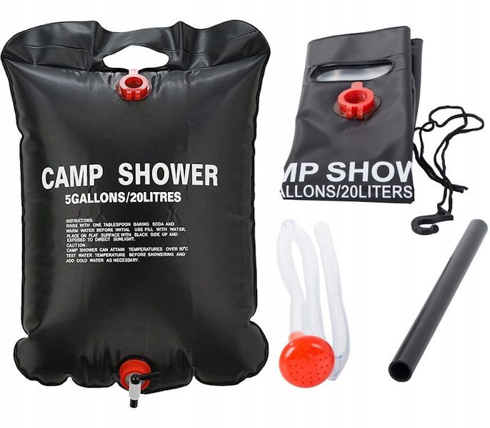 Душ туристический Easy Camp Solar Shower 20 л / Душ для дачи / Походный душ id_2489 фото