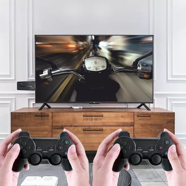 Портативна игровая консоль приставка GAME STICK BOX 8K 64gb Android TV два беспроводных джойстика id_2765 фото