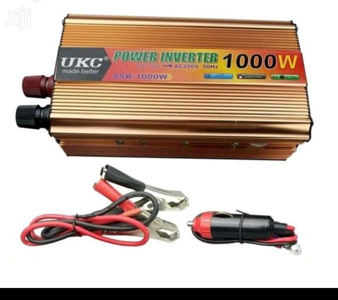 Преобразователь напряжения, инвертор автомобильный 1000W UKC, 12/220 1660688379 фото