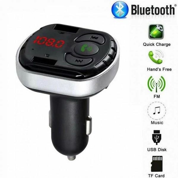 FM-трансмиттер модулятор X14 12-24V Wireless car kit 2 USB id_2430 фото