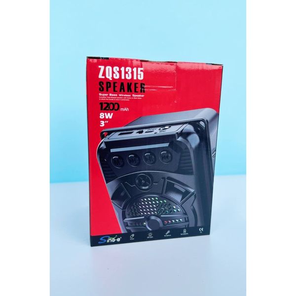 Портативная bluetooth колонка ZQS-1315 Multi Media Speaker LED 8W id_2537 фото