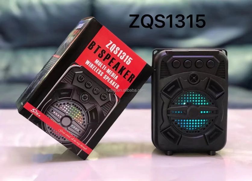 Портативная bluetooth колонка ZQS-1315 Multi Media Speaker LED 8W id_2537 фото