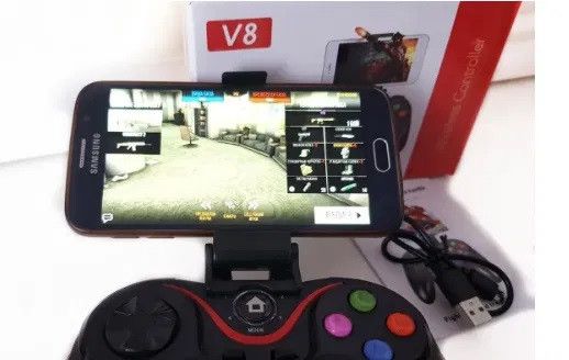 Беспроводной Геймпад, джойстик Bluetooth V8 PC | Android | iOS | PS3 1209680998 фото