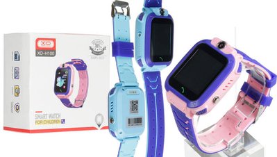 Детские часы Smart Baby Watch XO-H100 с GPS, SIM + камера id_2486 фото