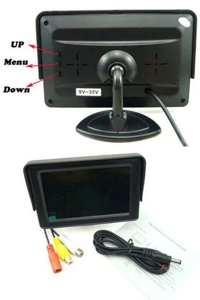 Автомобильный монитор для камеры заднего вида 4,3'' TFT-LCD 1324685300 фото