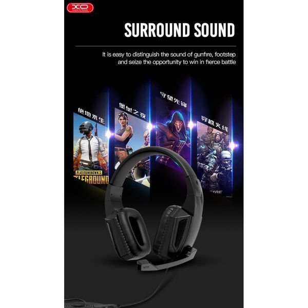 Игровые наушники с микрофоном XO GE-01 гарнитура 1634724250 фото