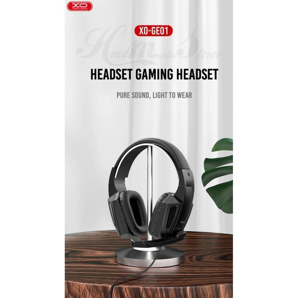 Игровые наушники с микрофоном XO GE-01 гарнитура 1634724250 фото