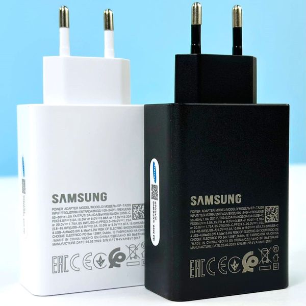 Сетевое зарядное устройство Samsung 65W Trio 2USB-C + USB + кабель Type-C id_3073 фото