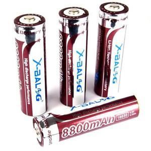 Комплект зарядное устройство 220V + 2шт Аккумулятор X-BALOG GREELITE 18650 8800 mAh 1106454235 фото