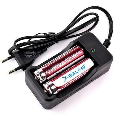 Комплект зарядное устройство 220V + 2шт Аккумулятор X-BALOG GREELITE 18650 8800 mAh 1106454235 фото