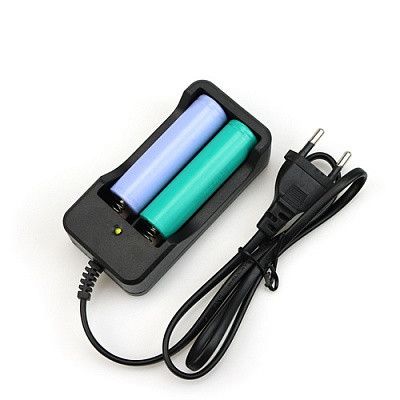 Комплект зарядное устройство 220V + 2шт Аккумулятор X-BALOG GREELITE 18650 8800 mAh 1106454235 фото