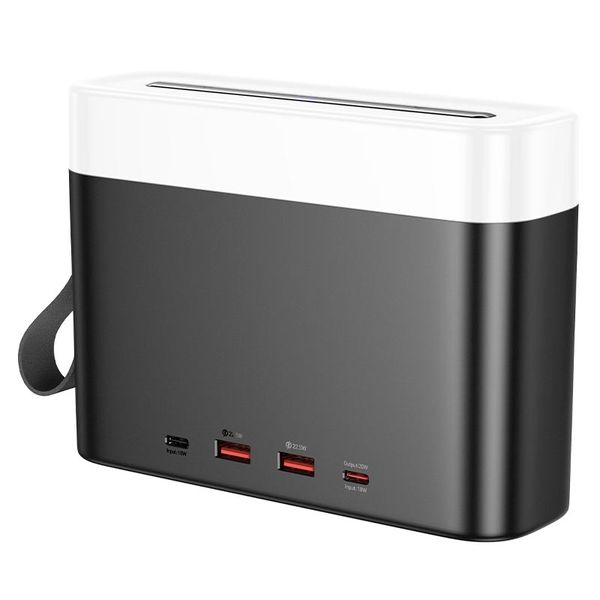 Power Bank 50000mAh с быстрой зарядкой 22.5W и фонарем HOCO J94A 2USB/2Type-C, PD/QC, id_3404 фото