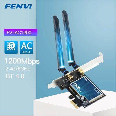 Двухдиапазонный PCI-E Wi-Fi адаптер FENVI 2.4/5GHz 1200 Mbps + Bluetooth id_2540 фото