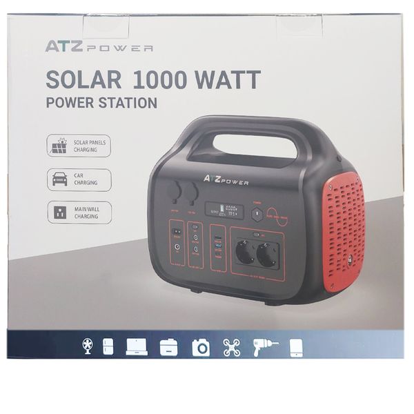 Зарядная станция ATZ Power 1000W 1075Wh LiFePO4, домашняя резервная электростанция 10743 фото