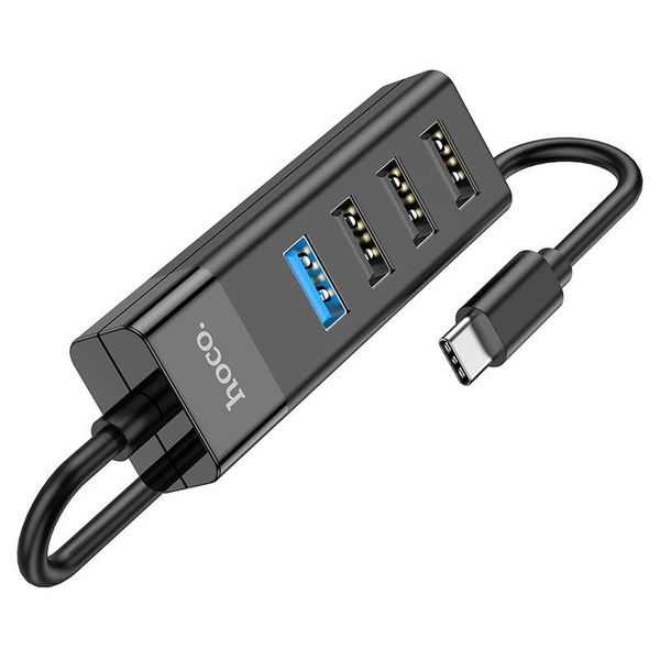 Type-C хаб 4-в-1 “HB25 Easy mix” Type-C на USB3.0+USB2.0*3USB HUB поддержка накопителя до 1Tb 1705991659 фото