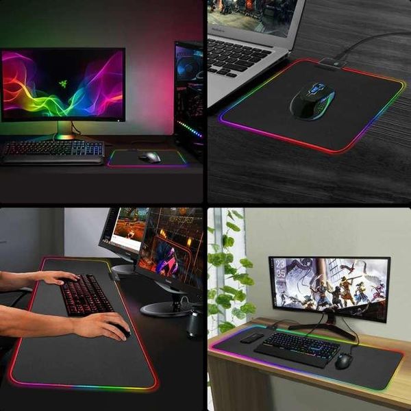 Игровая поверхность 800*300 RGB, коврик для мыши Rasure RS-01 с LED подсветкой 1640955126 фото