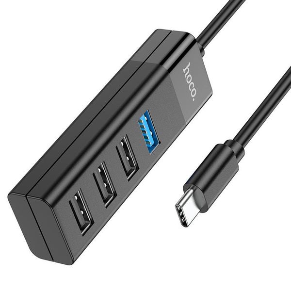 Type-C хаб 4-в-1 “HB25 Easy mix” Type-C на USB3.0+USB2.0*3USB HUB поддержка накопителя до 1Tb 1705991659 фото