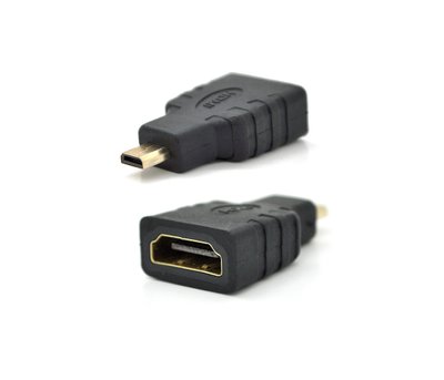 Переходник microHDMI(папа)-HDMI(мама) 1714377469 фото