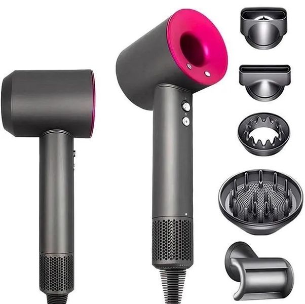 Фен DYS Super Hair Dryer с магнитными насадками 5в1 1600 w сушилка для волос с ионизацией id_3146 фото