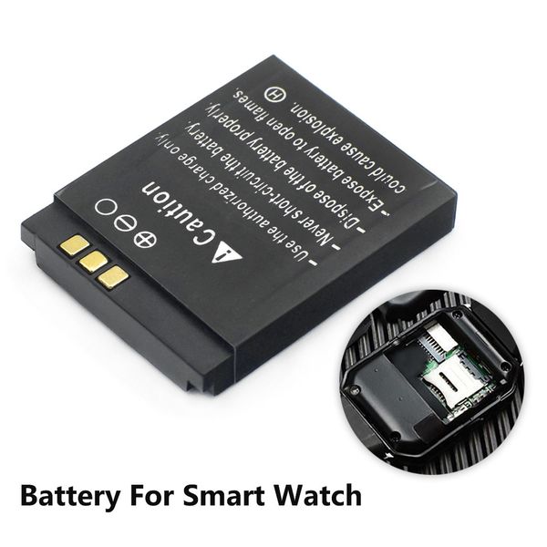 Аккумулятор для Smart Watch LQ-S1 380mAh (QW09, A1, GT08, DZ09, Z60, W8, V8, X6) 678024823 фото