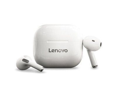 Наушники TWS Lenovo LP40 Earphones Wireless Bluetooth 5.0 ORIGINAL White id_2530 фото