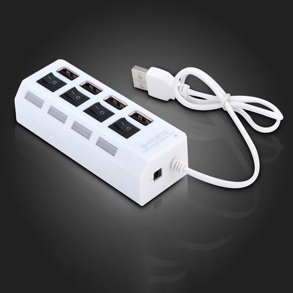 USB HUB, хаб, удлинитель, концентратор 4 порта + подсветка 614689951 фото