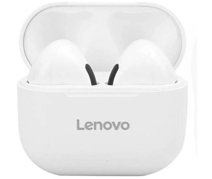 Наушники TWS Lenovo LP40 Earphones Wireless Bluetooth 5.0 ORIGINAL White id_2530 фото