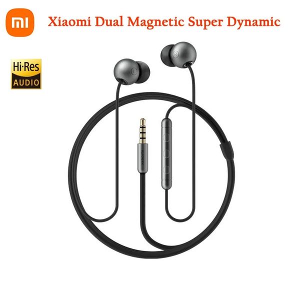 Наушники Xiaomi Mi Dual Magnetic Super Dynamic Unit Earphone 3.5mm id_3089 фото