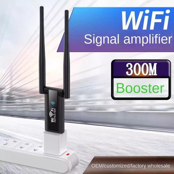 USB WiFi адаптер репитер 300Mbps 2.4GHz 2*3dBi 802.11b/g/n Adapter Repeater 9205 фото