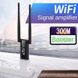 USB WiFi адаптер репитер 300Mbps 2.4GHz 2*3dBi 802.11b/g/n Adapter Repeater 9205 фото 3