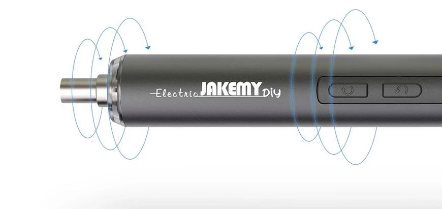 Электрическая отвертка с набором бит Dual Dynamics Jakemy JM-Y04 25 в 1 Прецизионная электроотвертка id_2704 фото