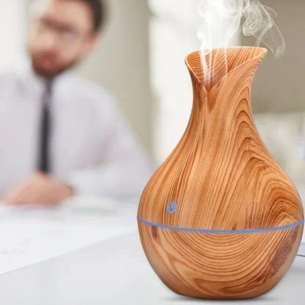 Увлажнитель воздуха USB, ароматический диффузор Ultrasonic Aroma Humidifier LED 1311229516 фото