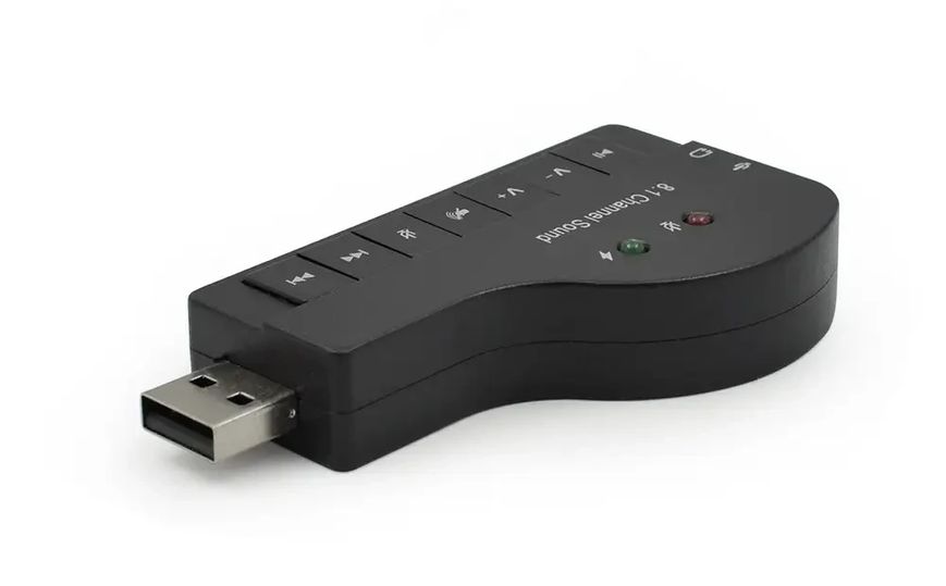 Контроллер звуковая карта USB-sound card (8.1) 3D sound 1630601929 фото