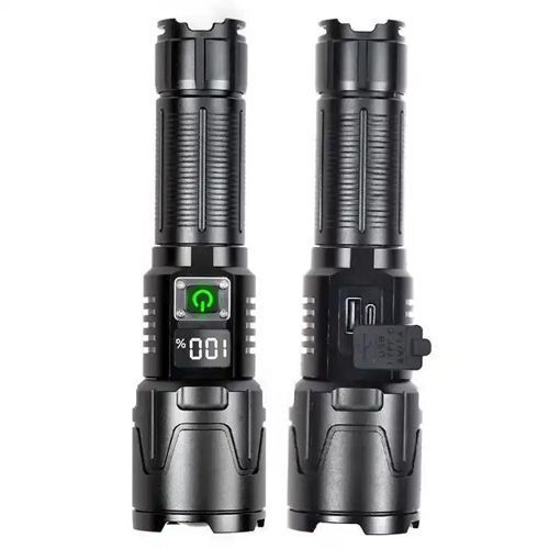 Мощный прожектор фонарь лазер WHITE LASER LED PM30-TG , power bank, световая пушка, ЗУ Type-C, zoom id_3417 фото