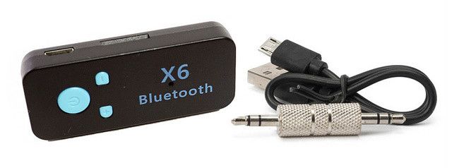 Беспроводной AUX Bluetooth+MP3 microSD приемник,адаптер,ресивер, ГРОМКАЯ СВЯЗЬ X6 953022588 фото