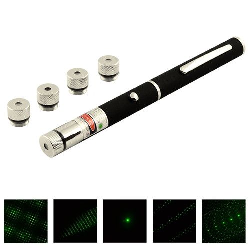 Лазерная указка Green Laser Pointer + 5 насадок 579885897 фото