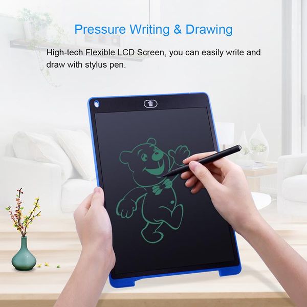 Доска для рисования, графический планшет LCD Writing Tablet Board 12" синий id_2485 фото