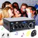 HiFi цифровой усилитель Woopker AK45, 50 Вт, Bluetooth, USB, SD, MIC, радио, аудиоусилитель id_3117 фото 3