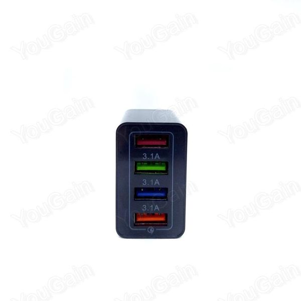 Зарядное устройство 220v на 4 USB D 044, блок питания, адаптер id_2433 фото