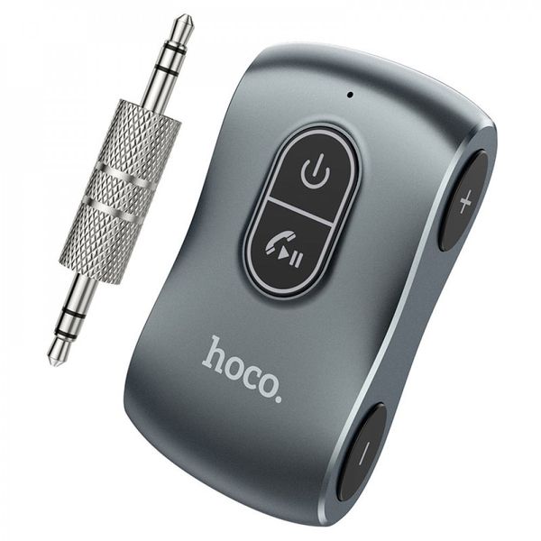 Беспроводной приемник AUX Bluetooth 5.0 Hoco E73 Tour ГРОМКАЯ СВЯЗЬ AUX адаптер для авто Car BT receiver AUX 1706013015 фото