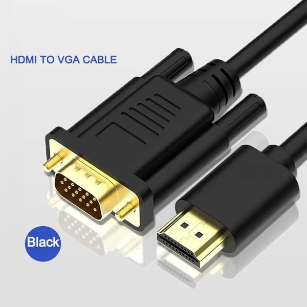 Кабель конвертер HDMI to VGA 1080P 60 Гц HDMI кабель для VGA HDTV to VGA cable 1.8m id_2605 фото