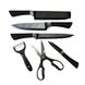 Набор кухонных ножей 6 предметов очень острых KING knife set 972047389 фото 3