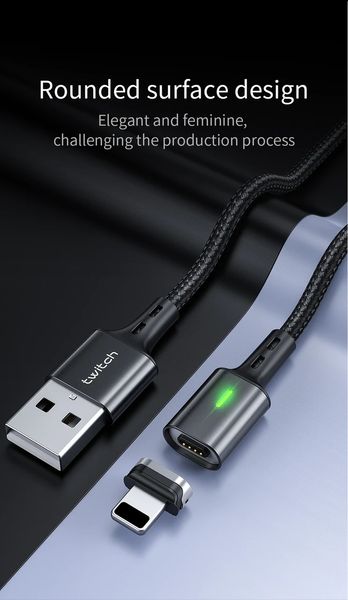 Кабель магнитный для зарядки телефона, смартфона Micro USB 1м id_2454 фото